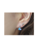 [For one ear] Domestic pure titanium earrings S platinum [Horie / H-1-TP811-01]