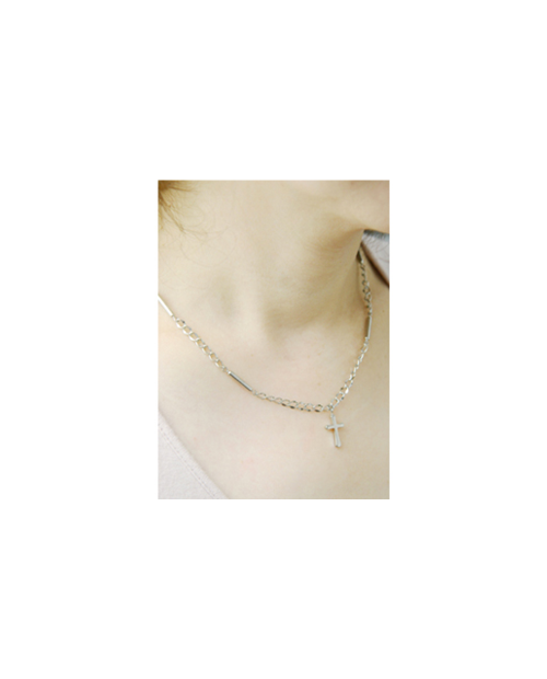 【Domestic pure titanium】 Magnetic necklace cross 【Horie / H-CT-M104】
