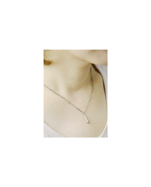 Domestic pure titanium necklace drop 【Horie / H-CT-N002】