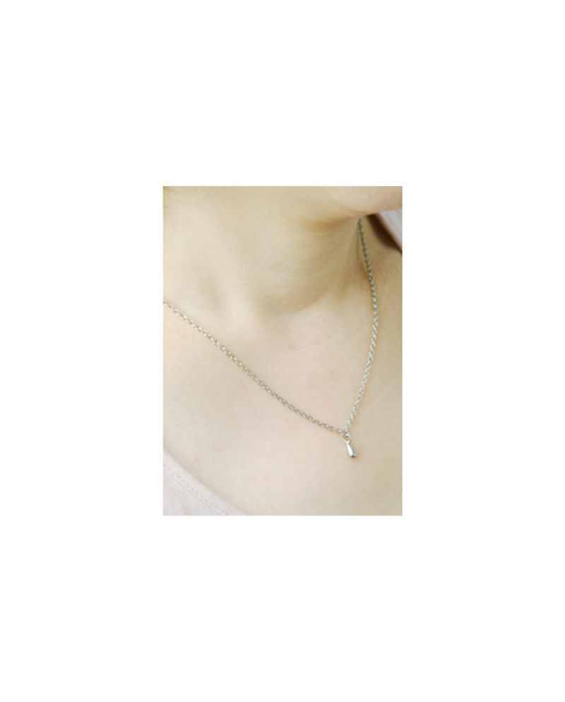 Domestic pure titanium necklace Tsuyu ball 【Horie / H-CT-N003】