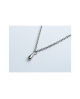 Domestic pure titanium necklace Tsuyu ball 【Horie / H-CT-N003】