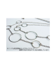 Domestic pure titanium long necklace circle S (whole) [Horie / H-CT-N603]