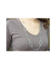 Domestic pure titanium long necklace seed S [Horie / H-CT-N605]