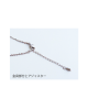 Titanium necklace (mesh) square (small) silver [Horie / Horie]