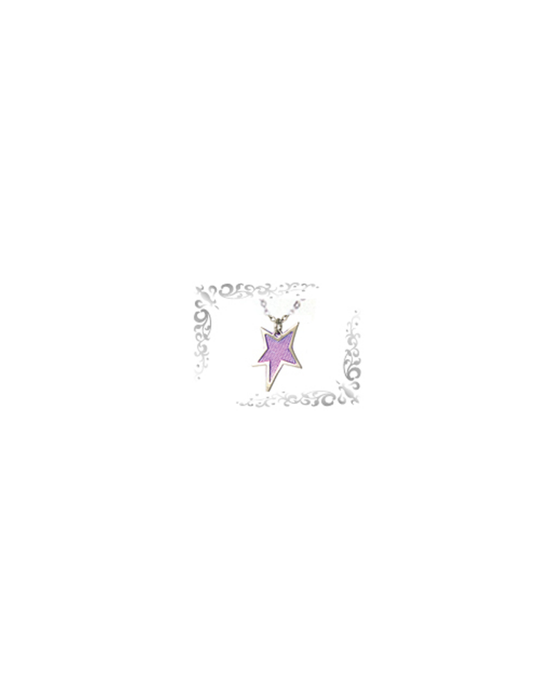 Titanium Necklace (Mesh) Star Purple [Horie]