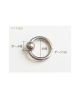 Domestic pure titanium body earrings beads 18G (1.0mm) ID 9.5mm ☆ 5 colors [Horie / H-Q103]
