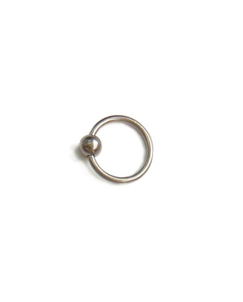 Domestic Pure Titanium Body Earrings Bead 16G (1.2mm) Inner Diameter 9.5mm ☆ 5 colors [Horie / H-Q123]