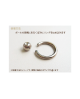 Domestic pure titanium body earrings beads 12G (2.0mm) inner diameter 15.9mm [Horie / H-Q205]