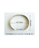 Domestic Pure Titanium Bracelet [Bangle Type] Amulet Breath [Horie / H-TB-01]