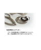 Domestic Pure Titanium Bracelet [Bangle Type] Zebra S Kabuki Specification (Crystal Hana Finish) [Horie / H-TB-10]