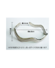 Domestic Pure Titanium Breathlet [Bangle Type] Wave Kabuki Specification (Crystal Hana Finish) [Horie / H-TB-14]