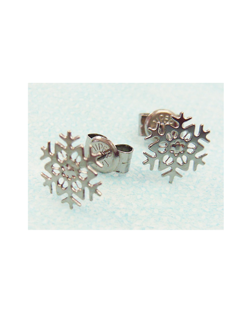 Domestic pure titanium earrings Snow A ☆ 4 colors [Horie / H-TP700A]