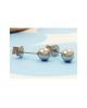 Domestic pure titanium earrings sphere φ5.0mm ☆ 12 colors [Horie / H-TP701E]