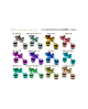 Domestic pure titanium earrings Tier 12 colors available [Horie / H-TP707]