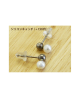 Domestic pure titanium earrings twin ball ☆ 12 colors development [Horie / H-TP7530]