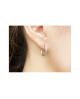 Domestic pure titanium earrings G ring 2 x 15 ☆ 12 colors [Horie / H-TP7541]