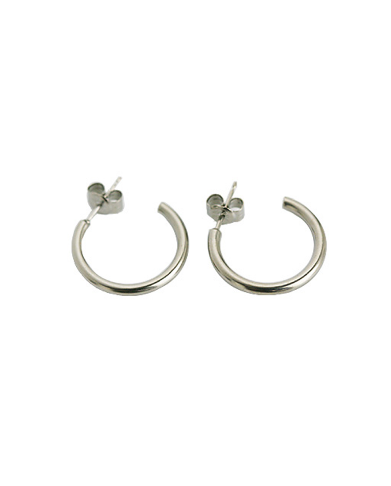 Domestic pure titanium earrings G ring 2 × 20 ☆ 12 colors [Horie / H ...