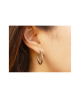 Domestic pure titanium earrings G ring 2 × 25 ☆ 12 colors [Horie / H-TP7543]