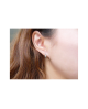 Domestic pure titanium earrings G ring 3 × 10 ☆ 12 colors [Horie / H-TP7550]
