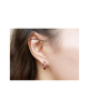 Domestic pure titanium earrings G ring 3 × 15 ☆ 12 colors [Horie / H-TP7551]