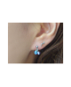 Domestic pure titanium earrings S ☆ 12 colors available [Horie / H-TP811]