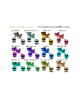 Domestic pure titanium earrings butterfly ☆ 12 colors available [Horie / H-TP818]