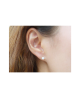 Domestic pure titanium earrings pearl ball [Horie / H-TP8212]