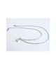 Pure Titanium Necklace Crystal Swarovski [Mare / MARE-27]