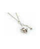 Pure Titanium Necklace W Heart [Mare / MARE-29]