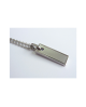 Pure titanium necklace for men plate 1 (rectangle) [TITANISUM / Ti-1]