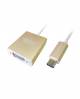 Type-C to VGA Conversion Adapter Gold USB31-TE298-GD